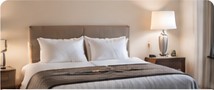 Clean bedroom